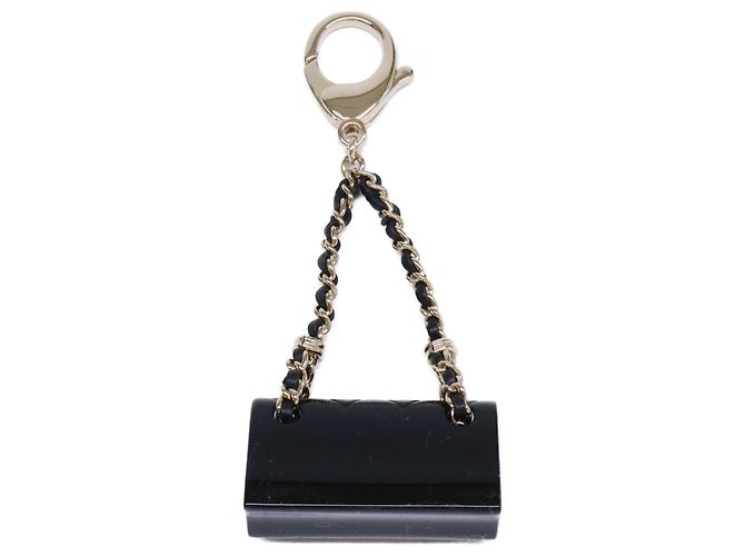 Chanel B23C ABA121 GP Schlüsselanhänger Schwarz - Ansicht 6