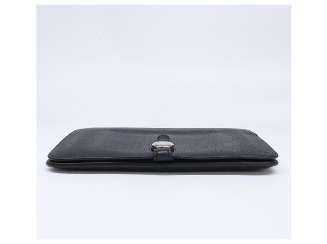 Hermès Hermes Dogon Duo GM Long Wallet Black - view 3