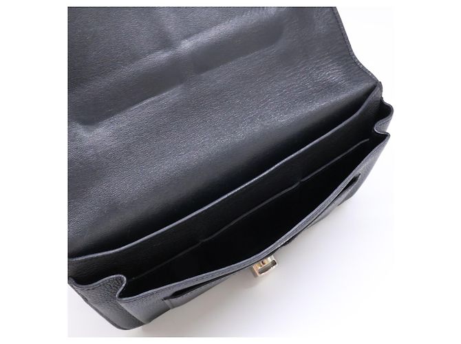 Hermès Hermes Dogon Duo GM Long Wallet Black - view 8
