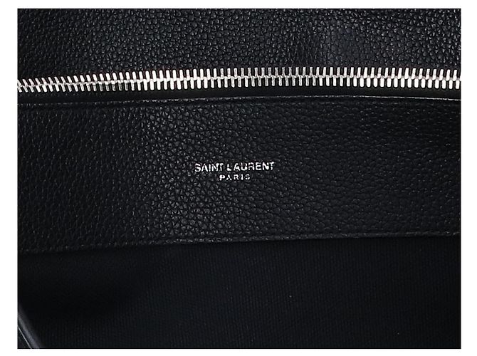 Autre Marque Yves Saint Laurent Sac De Jour Souple Large Tote Bag Nero - vista 8