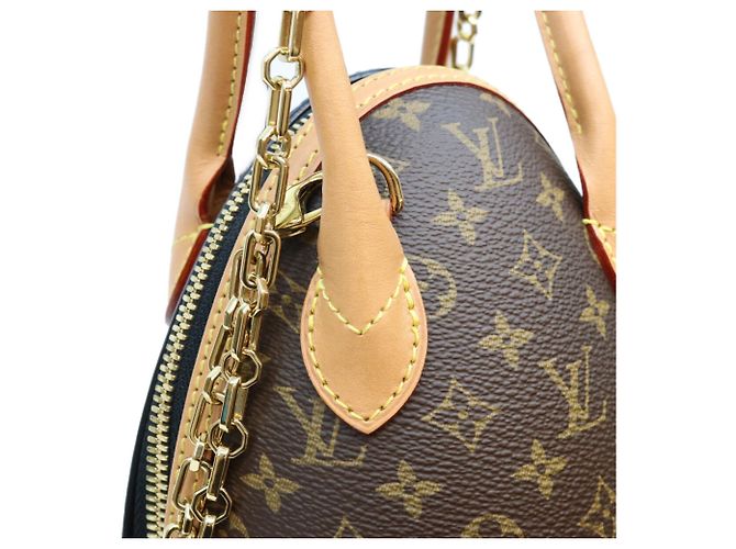 Louis Vuitton Monogram Egg Schultertasche Braun - Ansicht 7