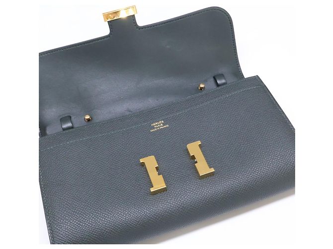 Hermès Borsa a pochette Hermes Constance To Go in Vert Foncé Verde scuro - vista 7