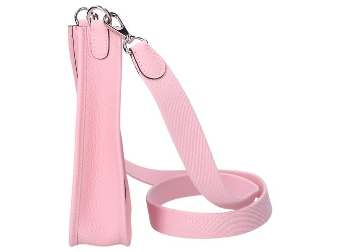 Hermès Borsa a tracolla Hermes K-stamp Taurillon Evelyne 16TPM Rosa - vista 2