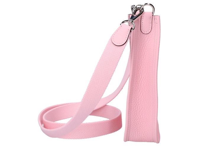 Hermès Borsa a tracolla Hermes K-stamp Taurillon Evelyne 16TPM Rosa - vista 4