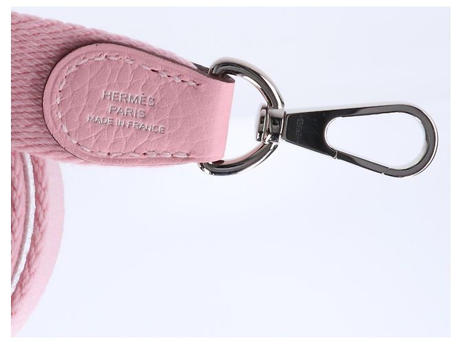 Hermès Borsa a tracolla Hermes K-stamp Taurillon Evelyne 16TPM Rosa - vista 7