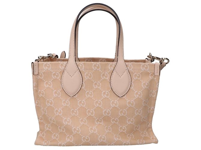 Gucci Ophidia Mittlere Tote Bag Beige - Ansicht 3