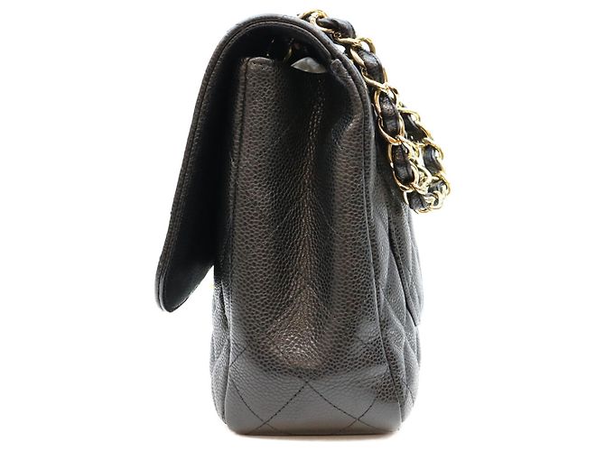 Timeless Borsa a tracolla Chanel in pelle caviar nera Nero - vista 2