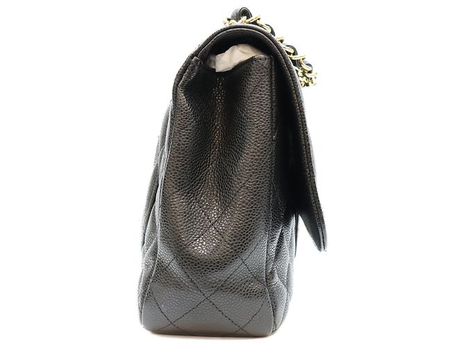 Timeless Borsa a tracolla Chanel in pelle caviar nera Nero - vista 4