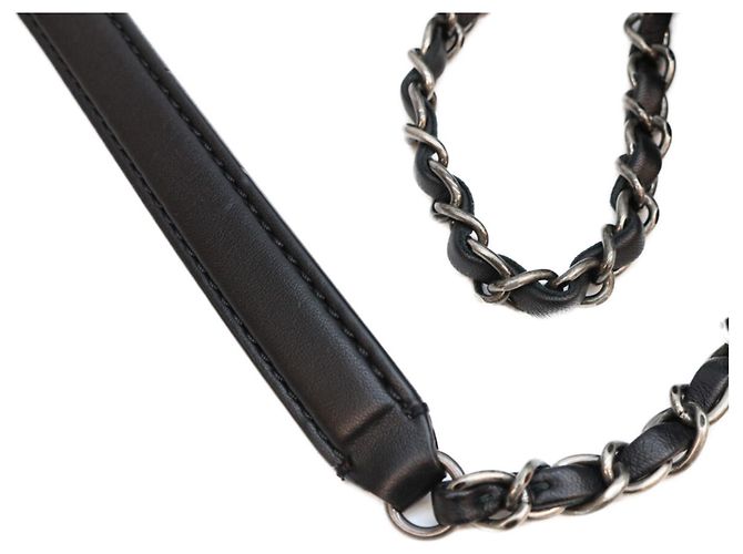 Chanel Matelassé S-flap Schultertasche Schwarz - Ansicht 9
