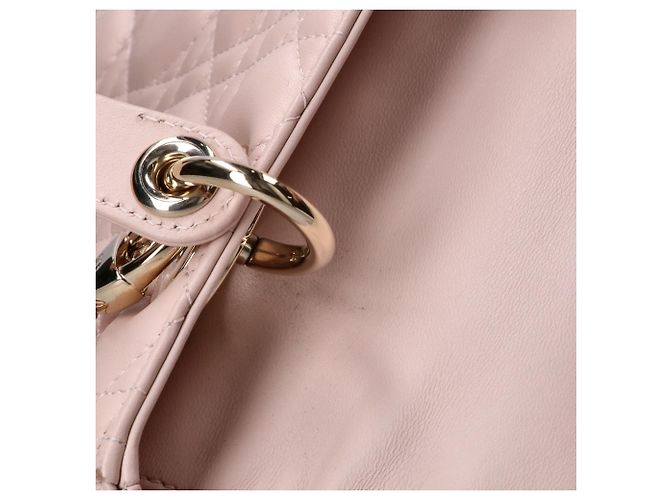 Borsa Christian Dior Lady Medium Cannage Beige - vista 8