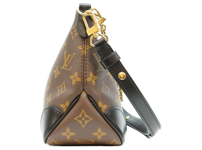 Borsa a tracolla Louis Vuitton Monogram Noir Boulogne PM Marrone - vista 4