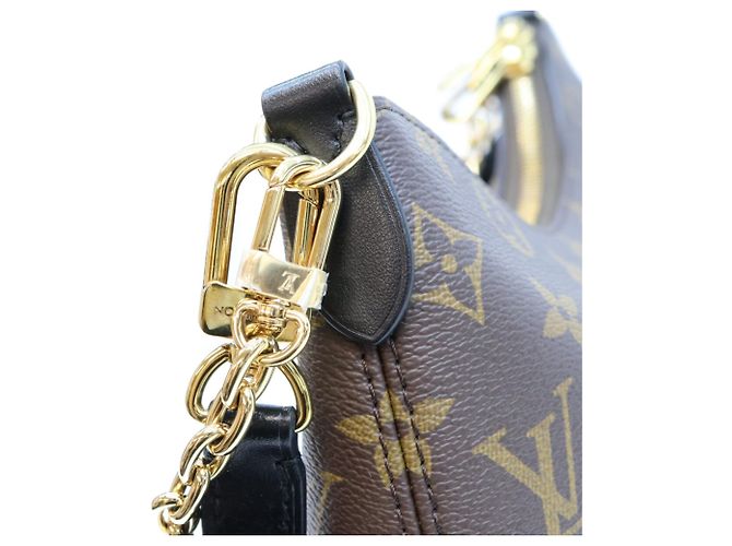 Borsa a tracolla Louis Vuitton Monogram Noir Boulogne PM Marrone - vista 7