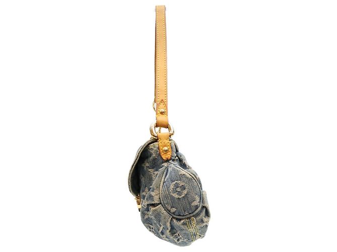 Louis Vuitton Monogram Denim Mini Pleaty Schultertasche - Ansicht 2