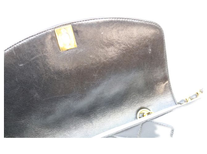 Borsa a tracolla Chanel A01164 Diana 22 in pelle d'agnello matelassé nera Nero - vista 10