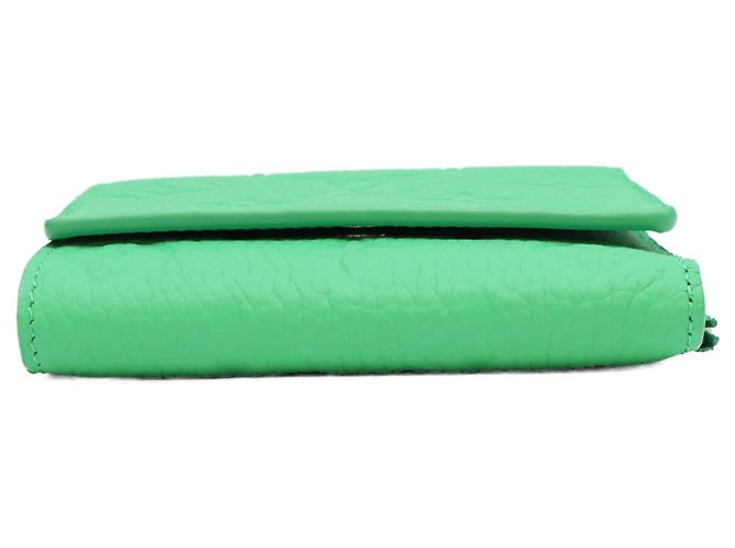 Cartera tri-fold Louis Vuitton Monogram Taurillon Bamboo Green Verde - vista 5