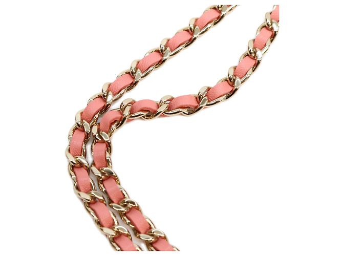 Vanity Chanel Schultertasche aus rosa Lammleder Pink - Ansicht 9
