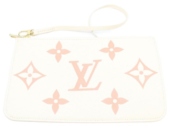 Borsa Tote Louis Vuitton Empreinte Crème Rose Trianon Neverfull MM Beige - vista 11