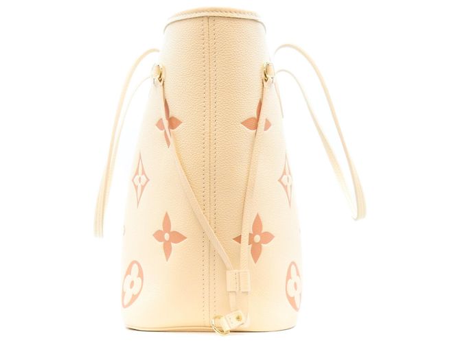 Borsa Tote Louis Vuitton Empreinte Crème Rose Trianon Neverfull MM Beige - vista 2