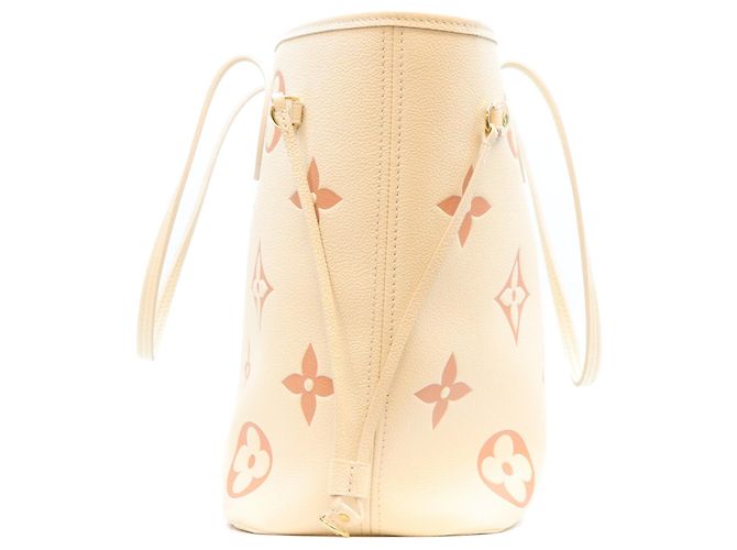 Borsa Tote Louis Vuitton Empreinte Crème Rose Trianon Neverfull MM Beige - vista 4
