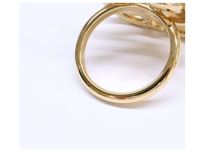 Anillo Chanel B26A ABH798 Double Coco Mark Dorado - vista 8