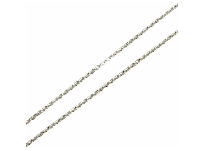 Autre Marque Tiffany & Co. Collana Mini Pendente Return to Tiffany Doppio Cuore Rosa Argento - vista 6