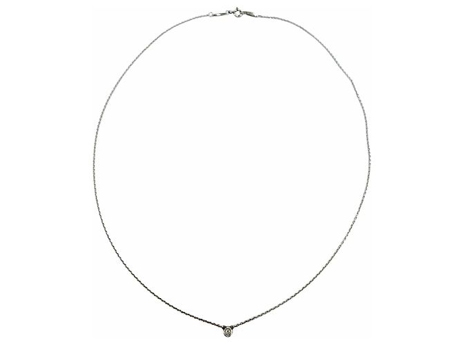 Autre Marque Collana Tiffany & Co. Elsa Peretti Diamond By the Yard Argento - vista 5