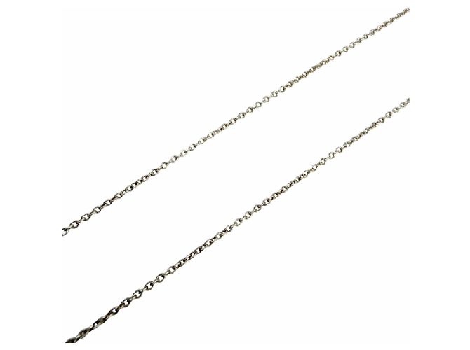 Autre Marque Tiffany & Co. Elsa Peretti Diamond By the Yard Einzelstein-Anhänger Halskette Silber - Ansicht 6