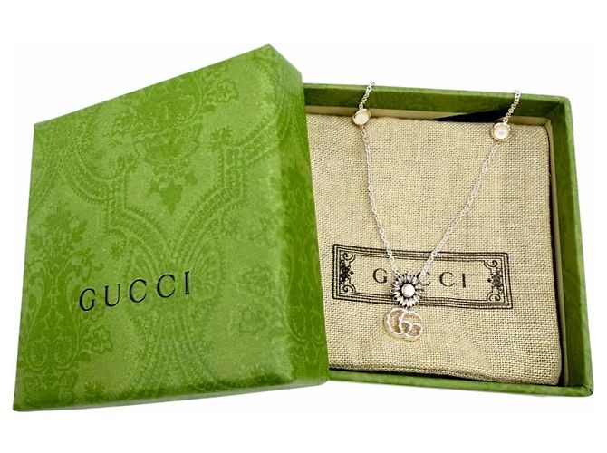 Collana Gucci Double G con madreperla Argento - vista 2
