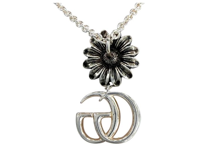 Collana Gucci Double G con madreperla Argento - vista 4