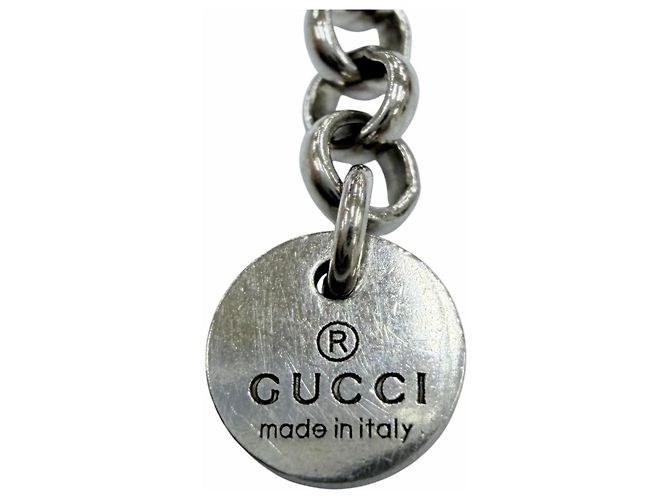 Gucci 455535 AG925 Interlocking G Arabesque Halskette Silber - Ansicht 7