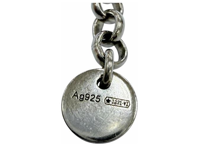 Gucci 455535 AG925 Interlocking G Arabesque Halskette Silber - Ansicht 8