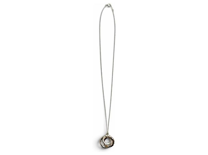 Autre Marque Colar com pingente Tiffany 1837 Interlocking Circle Prata - vista 4