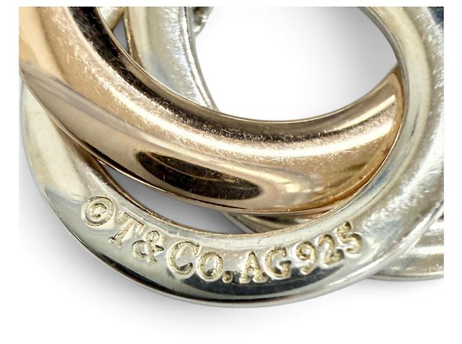 Autre Marque Colar com pingente Tiffany 1837 Interlocking Circle Prata - vista 7