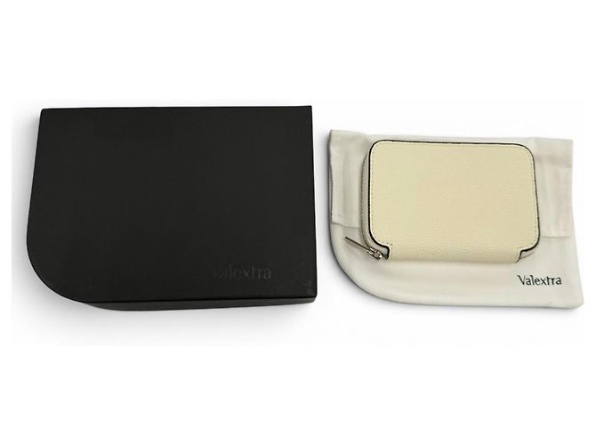 Valextra Zip Around Card Holder White - view 2