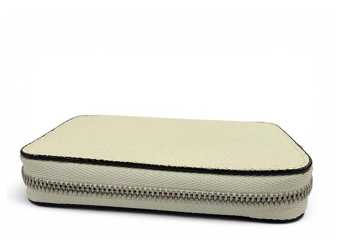 Valextra Zip Around Card Holder White - view 5