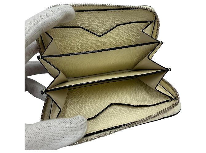 Valextra Zip Around Card Holder White - view 6