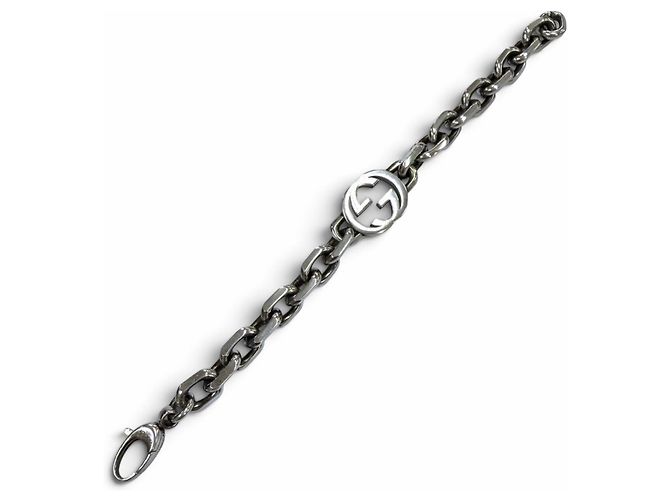 Gucci 627068 AG925 Interlocking G Charm-Armband Silber - Ansicht 3