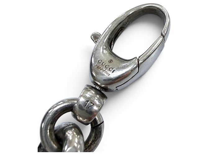 Gucci 627068 AG925 Interlocking G Charm-Armband Silber - Ansicht 7