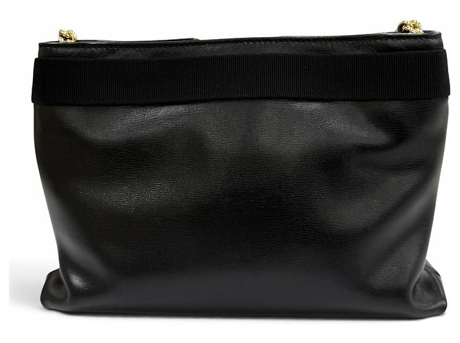 Borsa a tracolla in pelle Salvatore Ferragamo Vara Ribbon Nero - vista 4