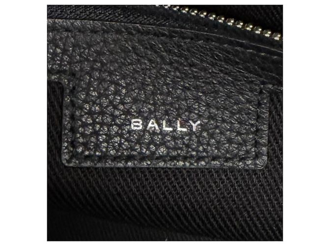 BALLY Bolsa de Ombro e Pasta 2-Way Trainspotting em Couro Preto - vista 10