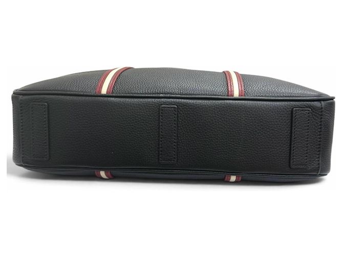 BALLY Bolsa de Ombro e Pasta 2-Way Trainspotting em Couro Preto - vista 5