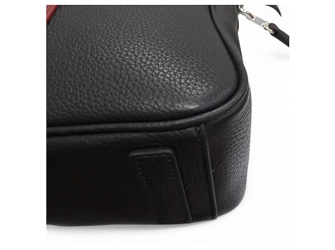 BALLY Bolsa de Ombro e Pasta 2-Way Trainspotting em Couro Preto - vista 7