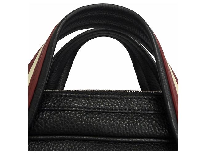 BALLY Bolsa de Ombro e Pasta 2-Way Trainspotting em Couro Preto - vista 8