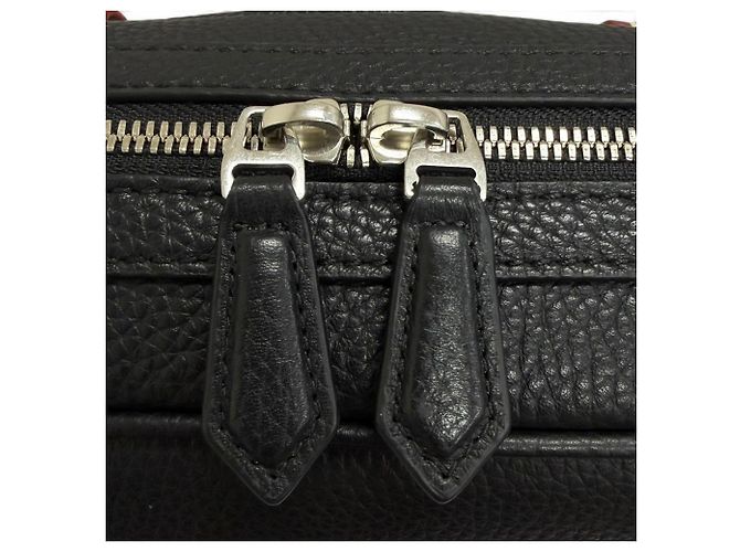 BALLY Bolsa de Ombro e Pasta 2-Way Trainspotting em Couro Preto - vista 9