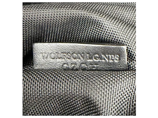 Mochila de couro BALLY Wolfson Marrom Preto - vista 13