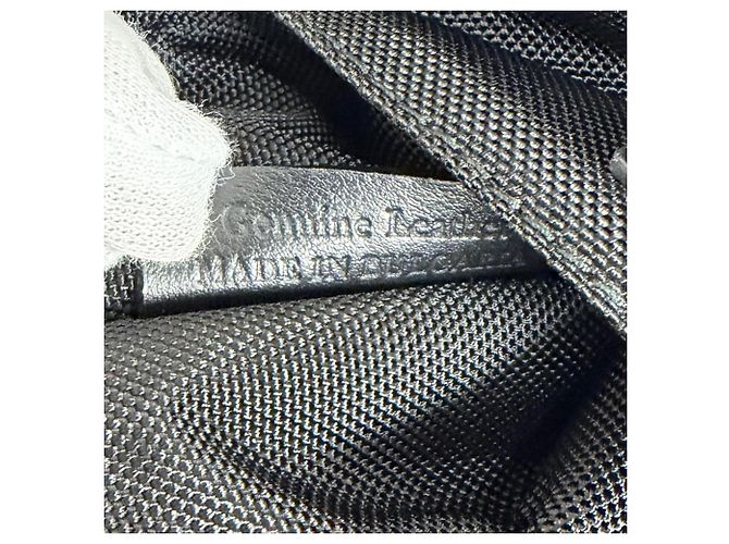 Mochila de couro BALLY Wolfson Marrom Preto - vista 14