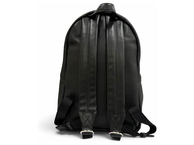 Mochila de couro BALLY Wolfson Marrom Preto - vista 4