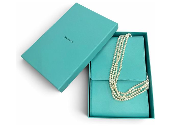 Autre Marque Collana lunga in perle d'acqua dolce Tiffany Ziegfeld Collection Argento Bianco - vista 2