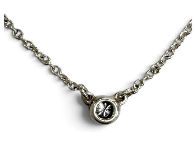 Autre Marque Collana Tiffany & Co. Elsa Peretti Diamond by the Yard Argento - vista 4