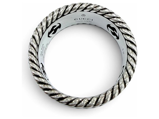 Gucci 577263 AG925 Interlocking G Flower Ring Silber - Ansicht 4
